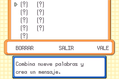 Mail with 9 words written on it. All 9 words are <samp>(?)</samp>.
