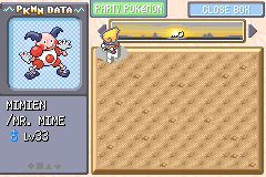 Swapping two Pokémon in the PC